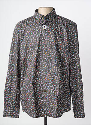 Chemise manches longues imprimé fantaisie vert CARLOS CORDOBA homme