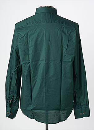 Chemise manches longues coupe cintrée vert CARLOS CORDOBA homme