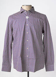 Chemise manches longues coupe cintrée rouge CARLOS CORDOBA homme
