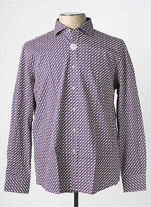 Chemise manches longues coupe cintrée rouge CARLOS CORDOBA homme