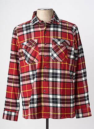 Chemise manches longues poches rouge CARLOS CORDOBA homme