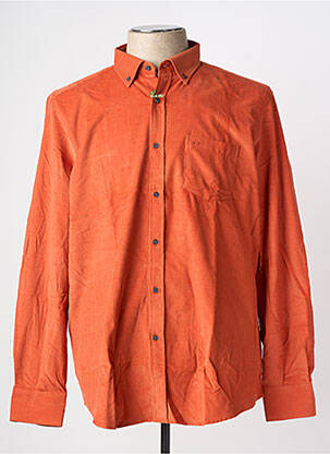 Chemise manches longues poches orange CARLOS CORDOBA homme