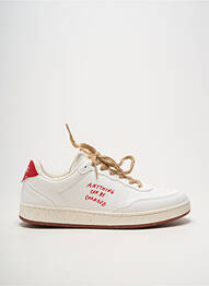 Baskets matière lisse talon plat jusqu'à 3cm blanc ALEXANDER SMITH femme