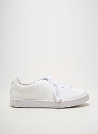 Baskets matière lisse bout rond blanc ALEXANDER SMITH homme