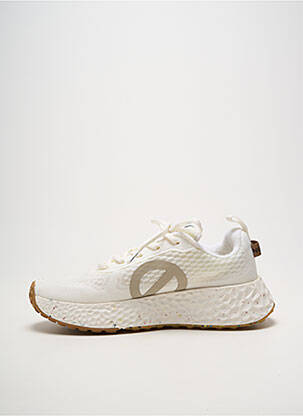 Baskets plateforme talon de 4 à 6cm blanc NO NAME femme