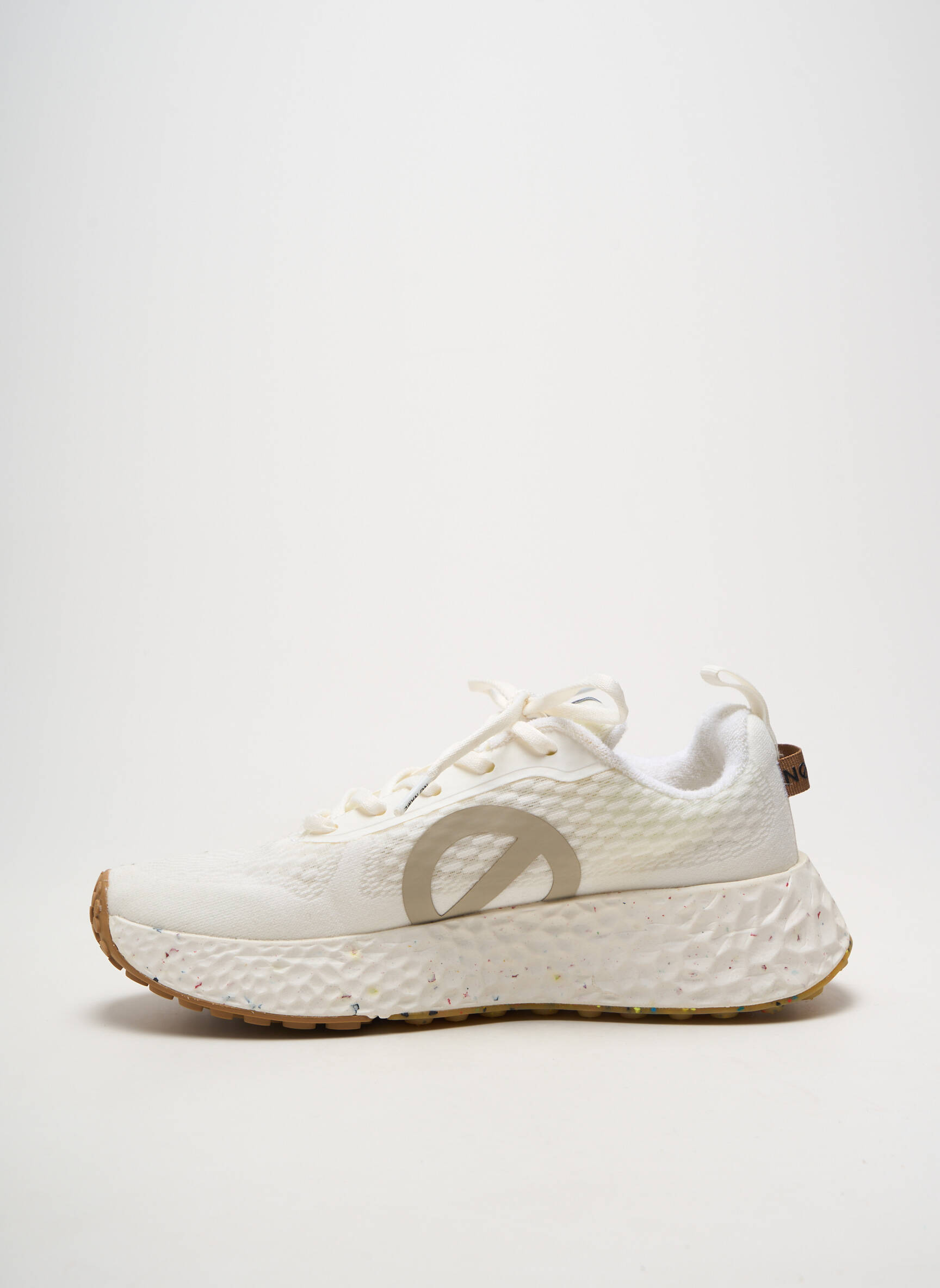 Baskets plateforme talon de 4 à 6cm blanc NO NAME femme