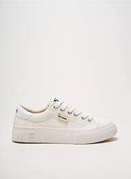 Baskets bout rond talon plat jusqu'à 3cm blanc NO NAME femme