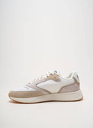 Baskets bout rond talon plat jusqu'à 3cm beige NO NAME femme
