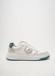 Baskets bout rond talon plat jusqu'à 3cm blanc NO NAME femme