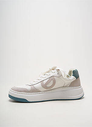 Baskets bout rond talon plat jusqu'à 3cm blanc NO NAME femme