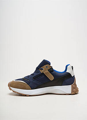 Baskets bout rond talon plat jusqu'à 3cm bleu BULLBOXER femme