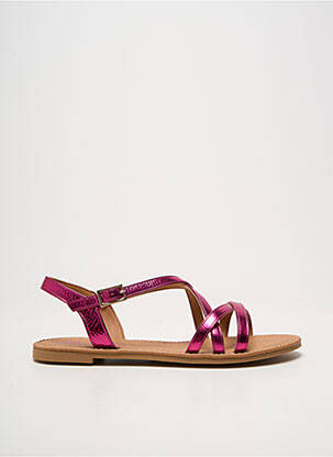 Sandales/nu pieds fermeture boucle(s) talon plat jusqu'à 3cm rose ALLSHE femme