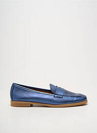 Mocassins bout rond talon plat jusqu'à 3cm bleu ALLSHE femme