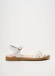 Sandales/nu pieds fermeture boucle(s) bout ouvert blanc LOLA CANALES fille