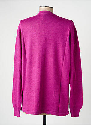 Gilet manches longues stretch rose ELLEMME femme