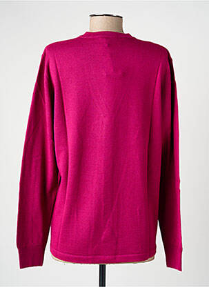 Gilet manches longues stretch rose ELLEMME femme