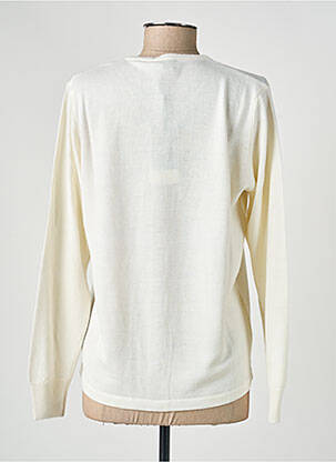 Gilet manches longues stretch beige ELLEMME femme