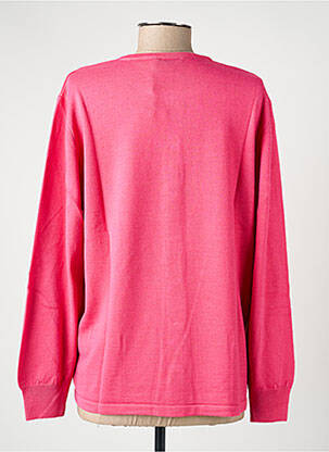 Gilet manches longues stretch rose ELLEMME femme