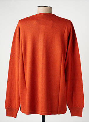 Gilet manches longues stretch orange ELLEMME femme