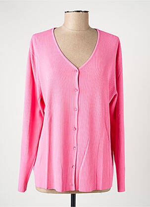 Gilet manches longues stretch rose PAUPORTÉ femme