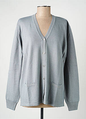 Gilet manches longues stretch gris ELLEMME femme