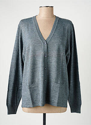 Gilet manches longues stretch gris ELLEMME femme