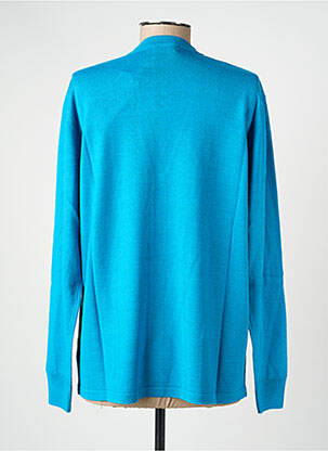 Gilet manches longues stretch bleu ELLEMME femme