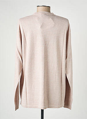 Gilet manches longues stretch beige ELLEMME femme