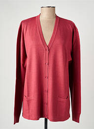 Gilet manches longues stretch rose ELLEMME femme
