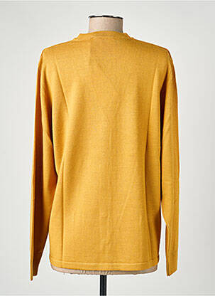 Gilet manches longues stretch jaune ELLEMME femme