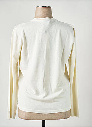 Gilet manches longues stretch beige ELLEMME femme