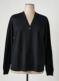 Gilet manches longues stretch noir ELLEMME femme