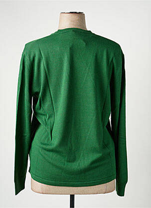 Gilet manches longues stretch vert ELLEMME femme