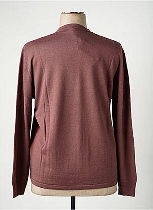 Gilet manches longues stretch marron ELLEMME femme