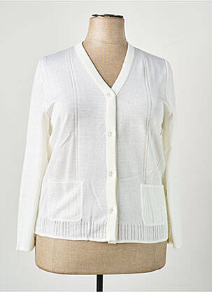 Gilet manches longues stretch beige RODAM femme