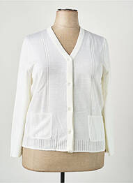 Gilet manches longues stretch beige RODAM femme