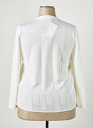 Gilet manches longues stretch beige RODAM femme