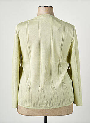 Gilet manches longues stretch vert RODAM femme