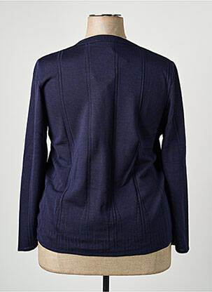 Gilet manches longues stretch bleu RODAM femme