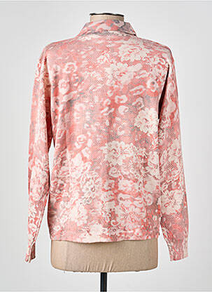 Gilet manches longues stretch rose GRIFFON femme