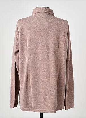 Chemisier coupe cintrée manches longues marron I.ODENA femme