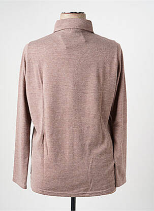 Chemisier coupe cintrée manches longues marron I.ODENA femme