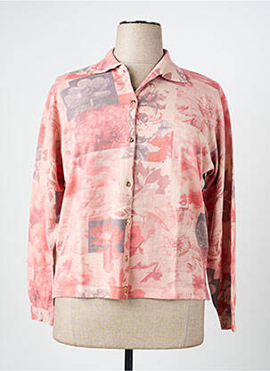 Gilet manches longues stretch rose GRIFFON femme