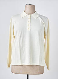 Pull coupe cintrée manches longues beige PAUPORTÉ femme