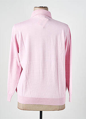 Pull stretch manches longues rose EDWIGE femme