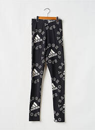 Legging sérigraphie taille élastique noir ADIDAS fille