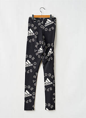Legging sérigraphie taille élastique noir ADIDAS fille