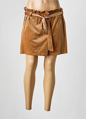 Short taille à pinces taille haute beige VERO MODA femme
