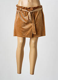 Short taille à pinces taille haute beige VERO MODA femme