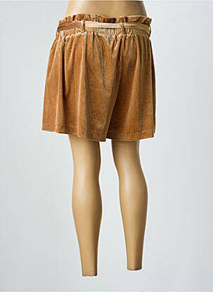 Short taille à pinces taille haute beige VERO MODA femme